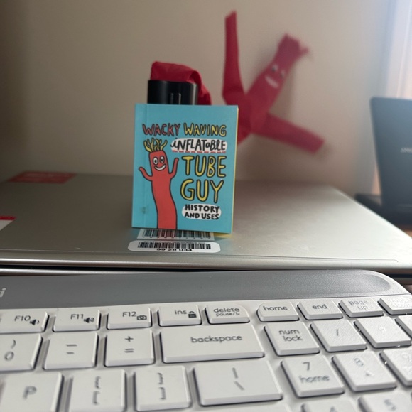 Red Inflatable Tube Man Desk Toy - Picture 1 of 6